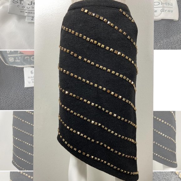 Alexander McQueen Dresses & Skirts - ALEXANDER MCQUEEN MCQ STUDDED SKIRT S 4